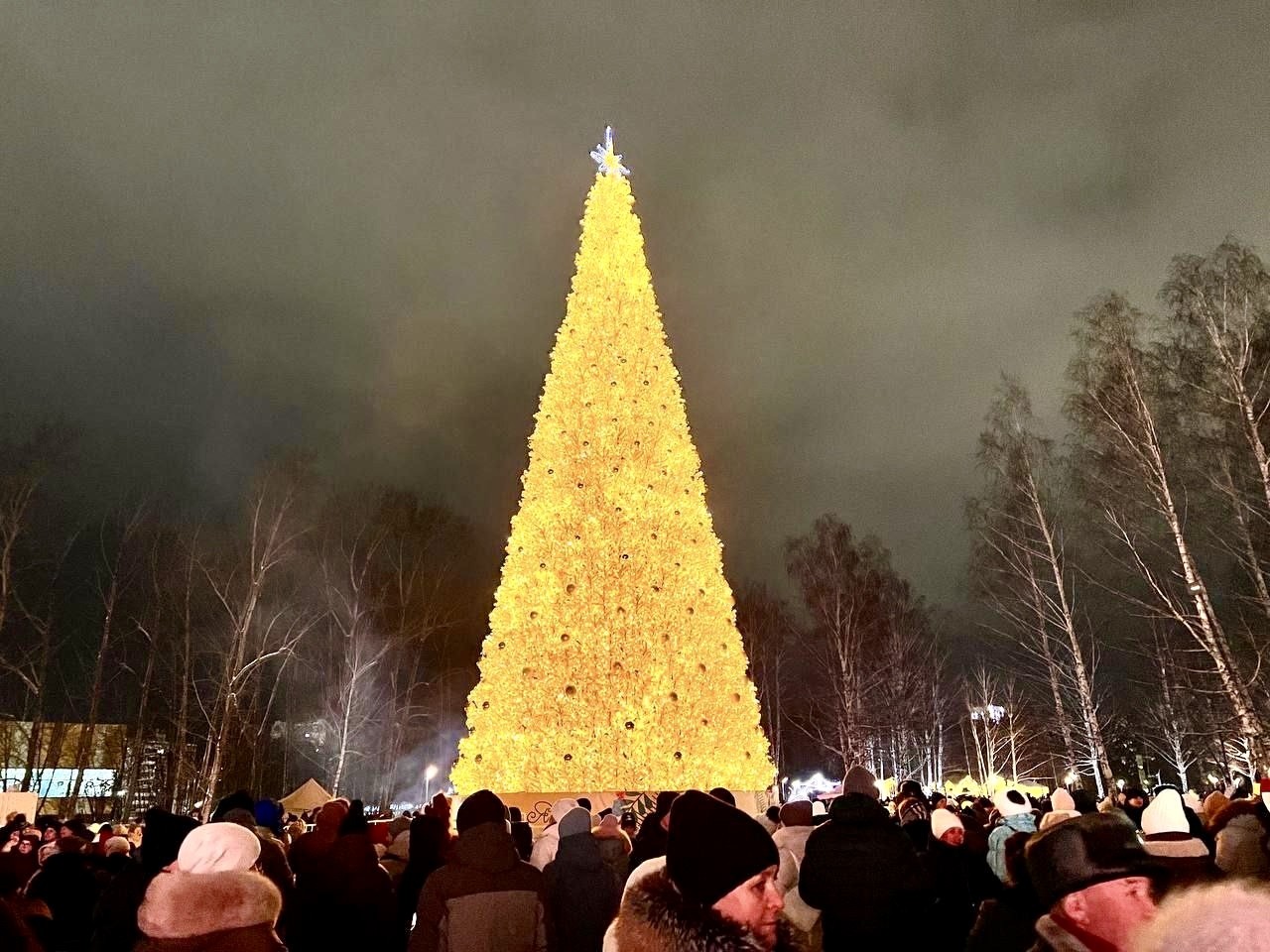 Новогодние открытия елок в Нижнекамске